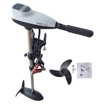 Techtongda 240lbs Thrust Electric Outboard Motor Outboard Engine Saltwater Electric Trolling Motor 24V