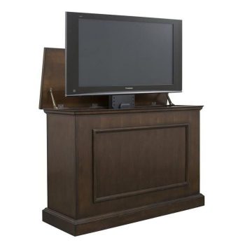 Touchstone Mini Elevate TV Lift Cabinet for 46" TV, Espresso, with Wireless Remote Control