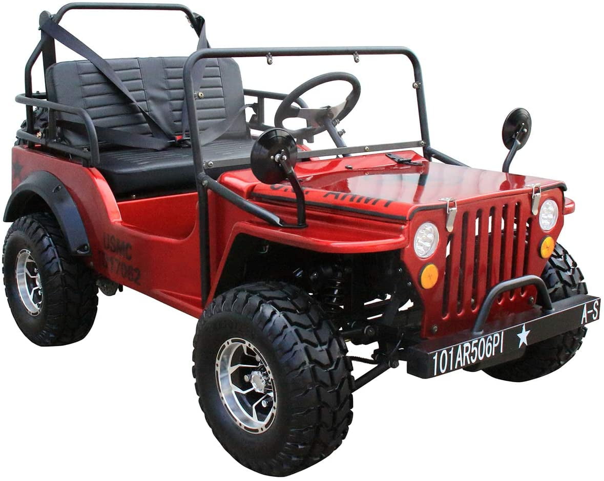 RPS Dune Buggy RPS125 1 Seater 125cc 7.75HP Air Cooled Go-Kart - Red