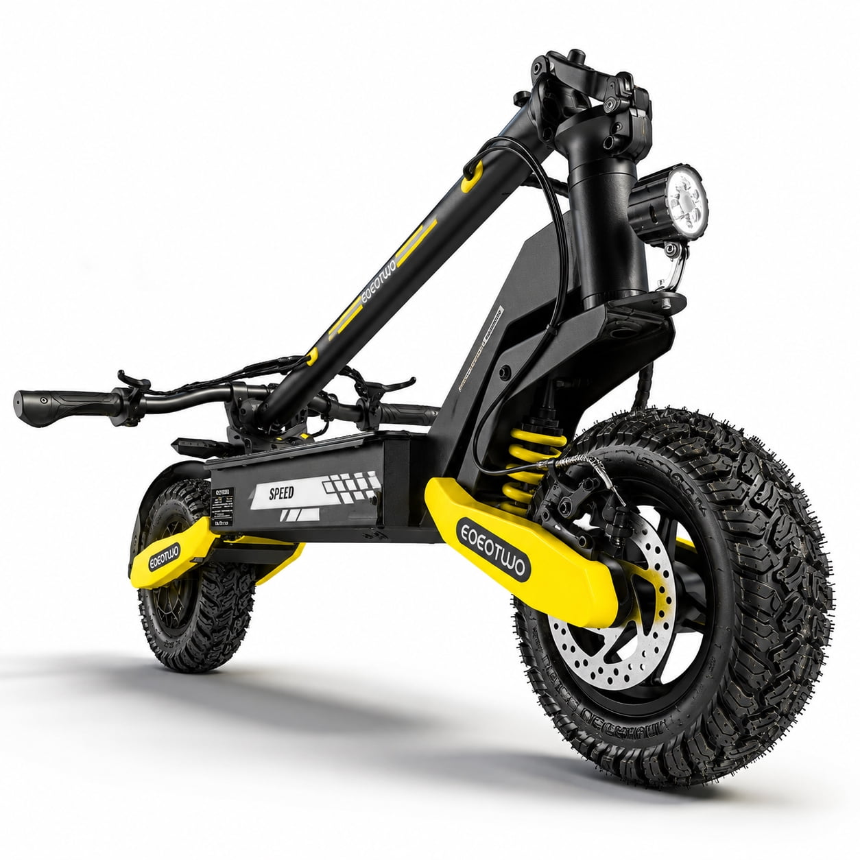 EOEOTWO Off Road Electric Scooter for Adults, 1200W High Power Motor, 30MPH & 25 Miles Range, 11" All-Terrain Tires, Foldable Commuter Escooter, 330lbs Capacity UL2272