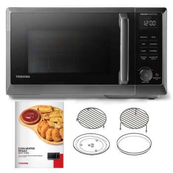 TOSHIBA 6-in-1 Inverter Microwave Oven Air Fryer Combo, Countertop Microwave
