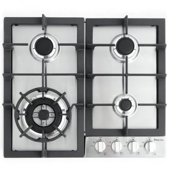 Magic Chef MCSCTG24S 24" Stainless Steel Gas Cooktop With 4 Burners
