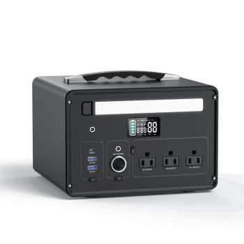 Bailibatt Portable Power Station 1008Wh, 1000W LiFePO4 Battery ,Solar Generator for Home Backup, Camping, Outdoor, Emergency