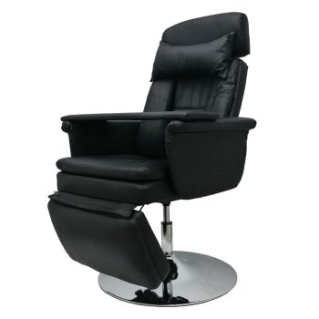 Techtongda 360 Degree Black Flexible Rotation Adjustable Air Pressure Massage Chair Couch for Salon Beauty Physiotherapy Facial SPA Tattoo