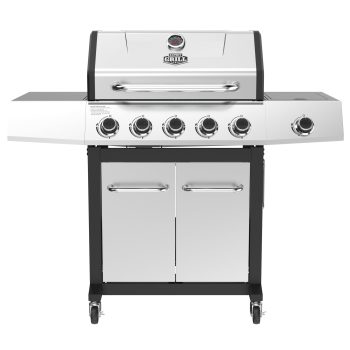 Expert Grill 5-Burner Propane Gas Grill with Side Burner, Stainless Steel