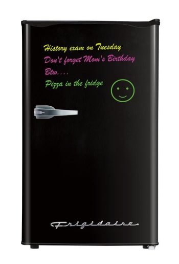 Frigidaire 3.2 Cu ft. Dry Erase Retro Refrigerator, 91L Compact Fridge with Chiller Compartment