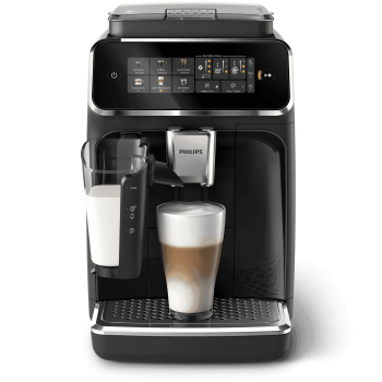 Philips 3300 Series Fully Automatic Espresso Machine with LatteGo Milk System and integrated grinder (EP3341/50)