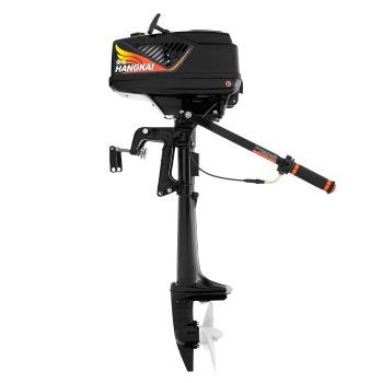 LOYALHEARTDY Outboard Motor 2 Stroke 3.6HP Fishing Boat Engine Marine Boat Engine with Water Cooling CDI System