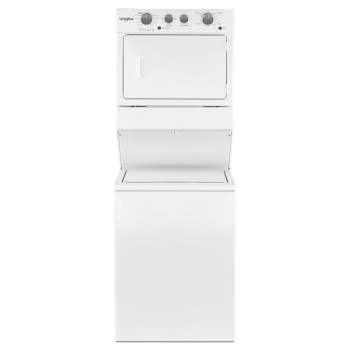 Whirlpool WGT4027HW 27 Inch Gas Stacked Laundry Center with 9 Wash Cycles