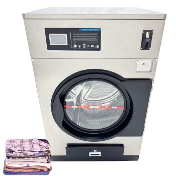 Coin-Operated Gas Heating Commercial Clothes Dryer 110V 35LB Fully Automatic Laundry Drying Machine