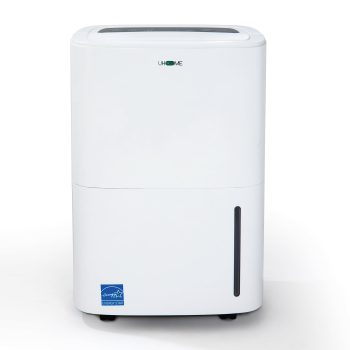 Uhome 120 Pints Dehumidifier with Drain Hose - 6000 Sq. Ft Quiet Dehumidifier for Home, Basements, Storages and Large Rooms with 1.32Gallon Water Tank