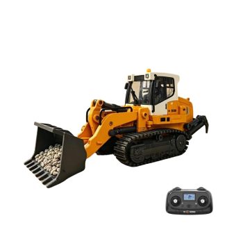26CH RC with 3-in-1 Bucket, 2.4GHz Proportional Control, Sound and Light, 1/50 Remote Control Construction Vehicle RTR for Hobbyists