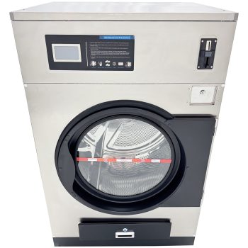 Commercial Gas Dryer Industrial Fully Automatic Coin-Operated Clothes Dryer 35LB Capacity Natural Gas