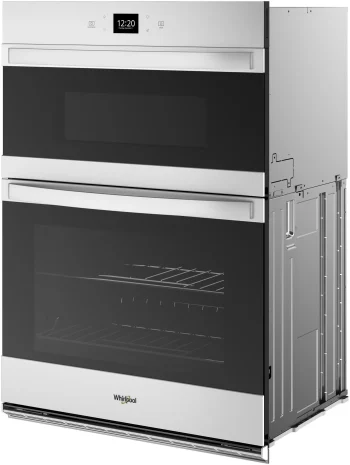 Whirlpool 30 Inch Combo Thermal Self Clean Oven WOEC5030LW