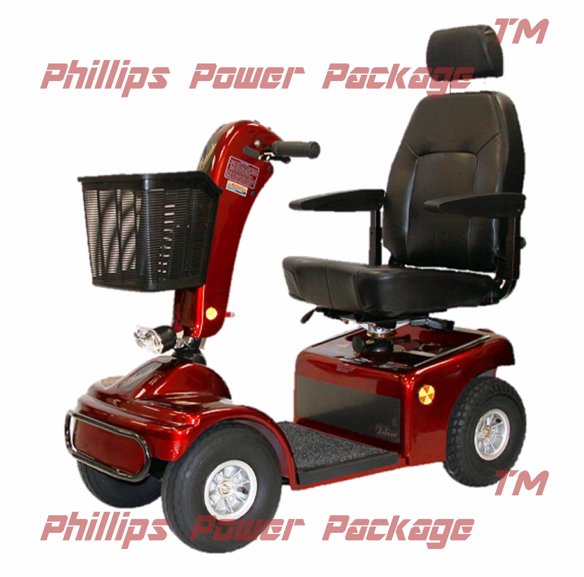 Shoprider - Sprinter XL4 - Heavy Duty Scooter - 4-Wheel - Burgundy