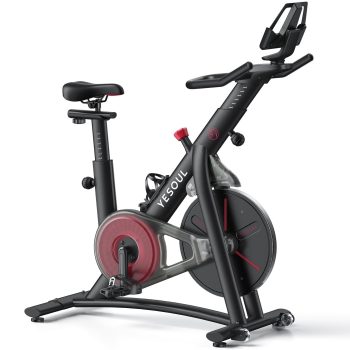 YESOUL S3 Indoor Exercise Bike Smart Cycling Bike Magnetic Stationary Bike Low Noise Indoor Cycling Bike for Home Gym Electric Stationary Bike with Tablet Mount