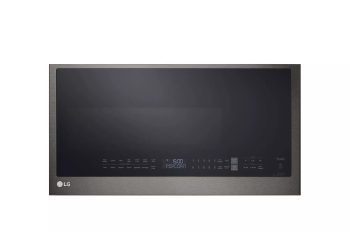 LG Smart Microwave Oven, MVEL2033D, 2.0 cu ft, Over-the-Range, 30 in, Black Stainless Steel Finish