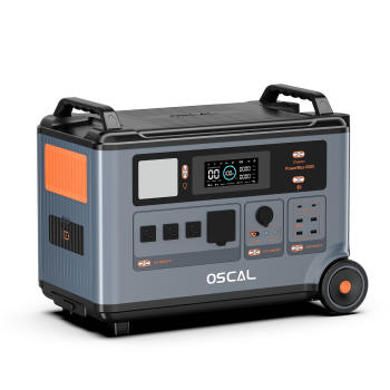 OSCAL Promax6000 6000W Whole House LiFePO4 Solar Generator, 3600Wh Expandable Portable Power Station, 120V/240V Dual Voltage for Home Emergency Backup