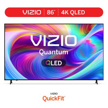(Open Box) VIZIO 86" Class Quantum 4K QLED HDR Smart TV (NEW) VQD86M-08