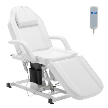 LZBEITEM Electric Height Adjustment Spa Bed, Hydraulic Massage Table with Adjustable Backrest & Legrest, Facial Bed, Tattoo Chair, Esthetician Chair