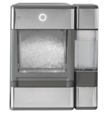 GE Profile Opal Nugget Ice Maker + Side Tank, Countertop Icemaker, Stainless Steel, 33lbs Daily Ice Production