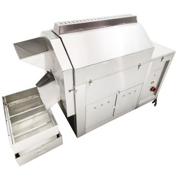Gas Heating Nuts Coffee Roaster Sunflower Seeds Peanut Drum Roasting Machine 220V