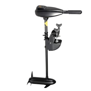 80LBS 12V Thrust Electric Trolling Motor 1.2 HP Outboard Trolling Motor with Three-Blade Propeller Fishing Boat Trolling Motor Long Shaft Outboard Motor