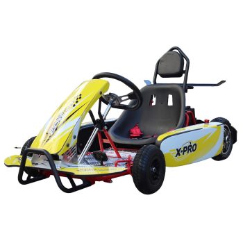 X-Pro Rambler 700W Brushless Electric Pedal Go Kart 350w*2 Racing Drifting Go Karts for Kids