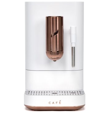 Café Affetto Automatic Espresso Machine + Milk Frother | Built-In & Adjustable Espresso Bean Grinder | One-Touch Brew in 90 Seconds | Matte, 1.2 Liter