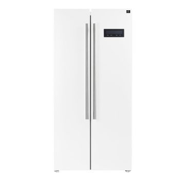 Forno Salerno Espresso 33-inch Side-by-Side 15.6 Cu.Ft. White Refrigerator
