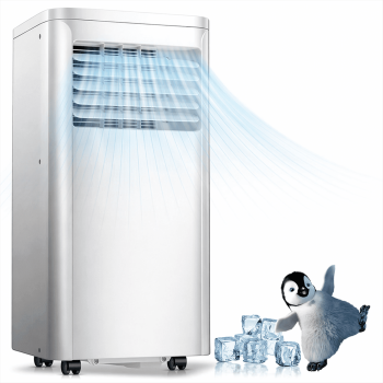 Havato 10000 BTU Portable Air Conditioner, 3-in-1 Portable Ac Unit Covers to 450 Sq.Ft., Remote Control, White