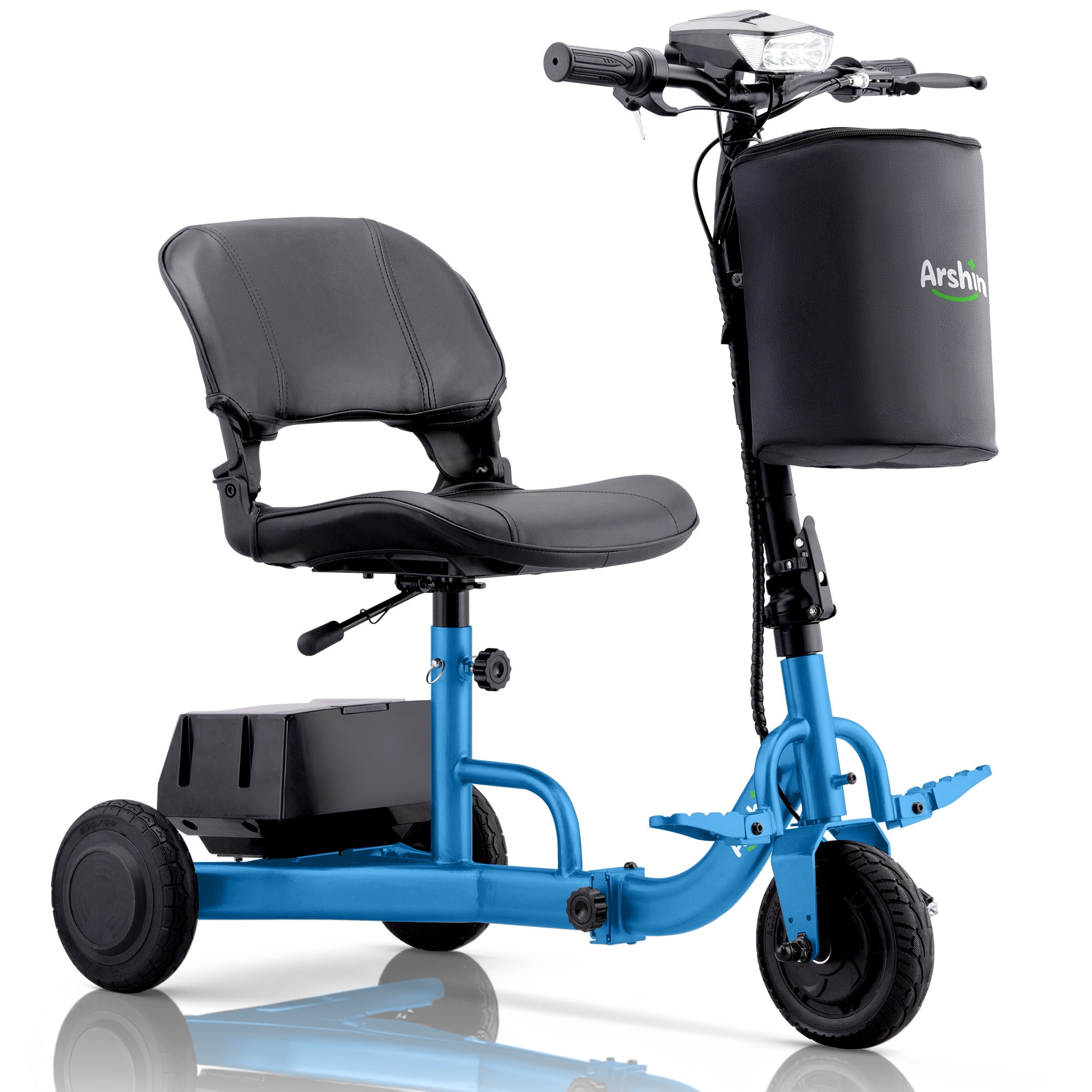 QEASET Foldable Lightweight Electric Mobility Scooter for Adults – Compact Short-Distance Travel Aid