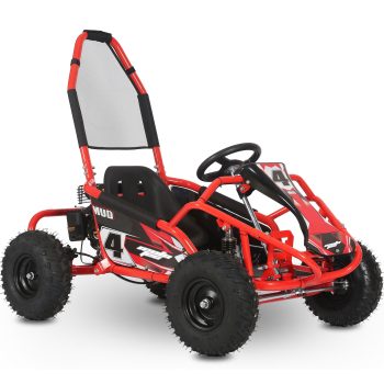MotoTec Mud Kids Gas Powered 98cc Go Kart Full Suspension