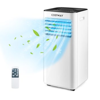 Costway Portable Air Conditioner 6000 BTU (10000 BTU ASHRAE) Evaporative Air Cooler Dehumidifier
