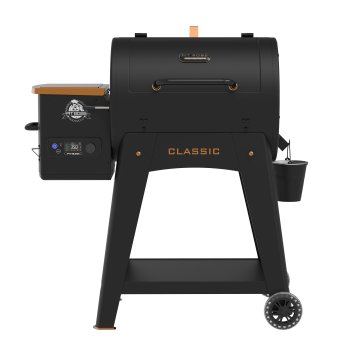 Pit Boss Pellet Smoker, Classic 700 Square Inch Wood Fired Pellet Grill, Onyx Series