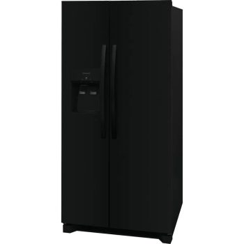 Frigidaire FRSS2323AB 22 Cu. Ft. Black Side-By-Side Refrigerator