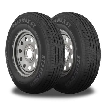 2 National Road Max ST 235/80R16 124/120M Travel / Utility / Boat Trailer Load E NRM24 / 235/80/16 / 2358016