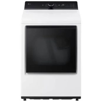 7.3 cu. ft. Ultra Large Capacity Rear Control Gas Dryer with LG EasyLoad Door and AI Sensing