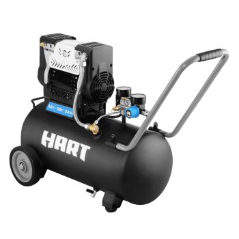 HART 8 Gallon Oil Free Quiet Air Compressor 135 PSI 1-Stage