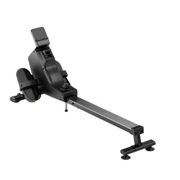 KFFKFF Magnetic Rowing Machine with 16 Adjustable Resistance Levels, Foldable Design for Home Use, 350 lbs Capacity, Smooth Pulley System, Bluetooth App Integration, and LCD Display