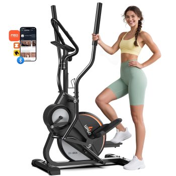 UPGO Cardio Climber Stepping Elliptical Machine, 3 in 1 Elliptical, Total Body Fitness Cross Trainer with Hyper-Quiet Magnetic Drive System