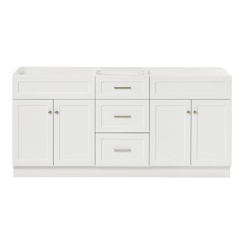 Ariel Hamlet 72 In. Double Sink Base Cabinet In