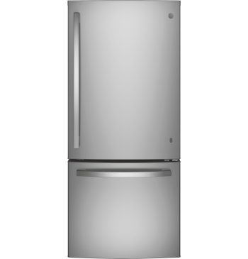 GE ENERGY STAR(R) 21.0 Cu. Ft. Bottom Freezer Refrigerator - GDE21EYKFS