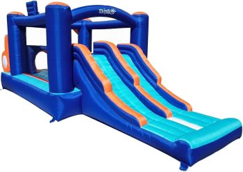 Hapcap Inflatable Obstacle Course Bounce House with Slide for Kids, Indoor or Outdoor