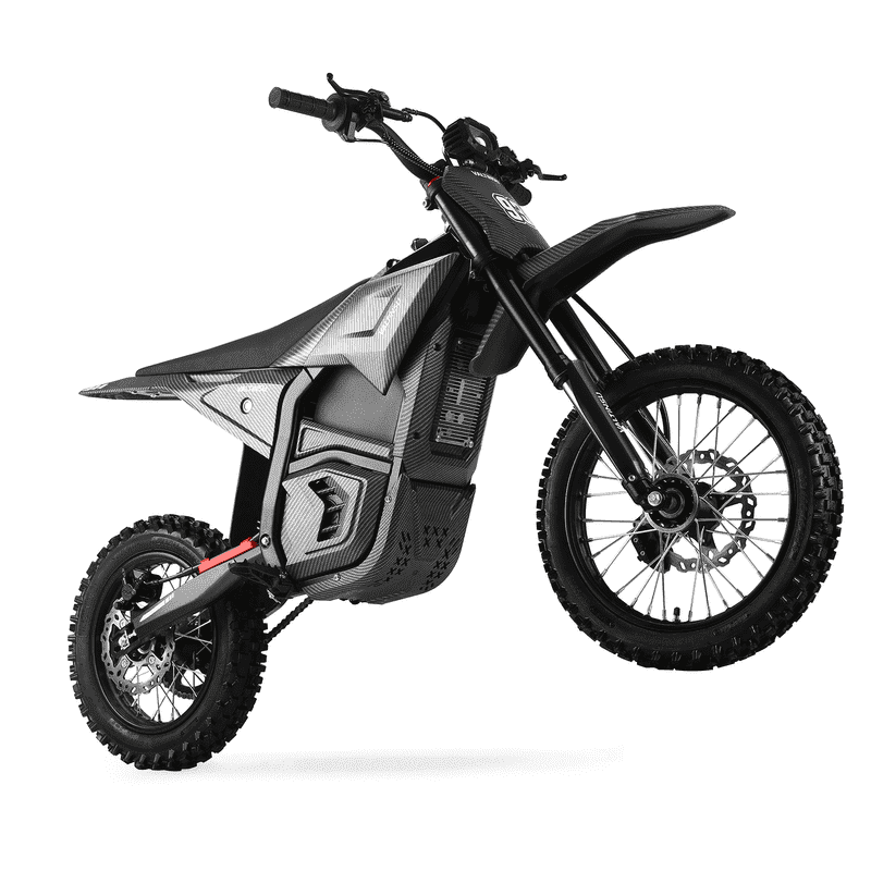 VALTINSU EM5 3840W Electric Dirt Bike, 40 MPH, 48V 23.4Ah, Off Road Dirt Bike for Teens & Adults 14/12 All-Terrain Wheels, Double Hydraulic Suspension