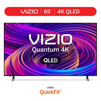 (Open Box) VIZIO 65" Class Quantum 4K QLED HDR Smart TV (NEW) VQD65M-08