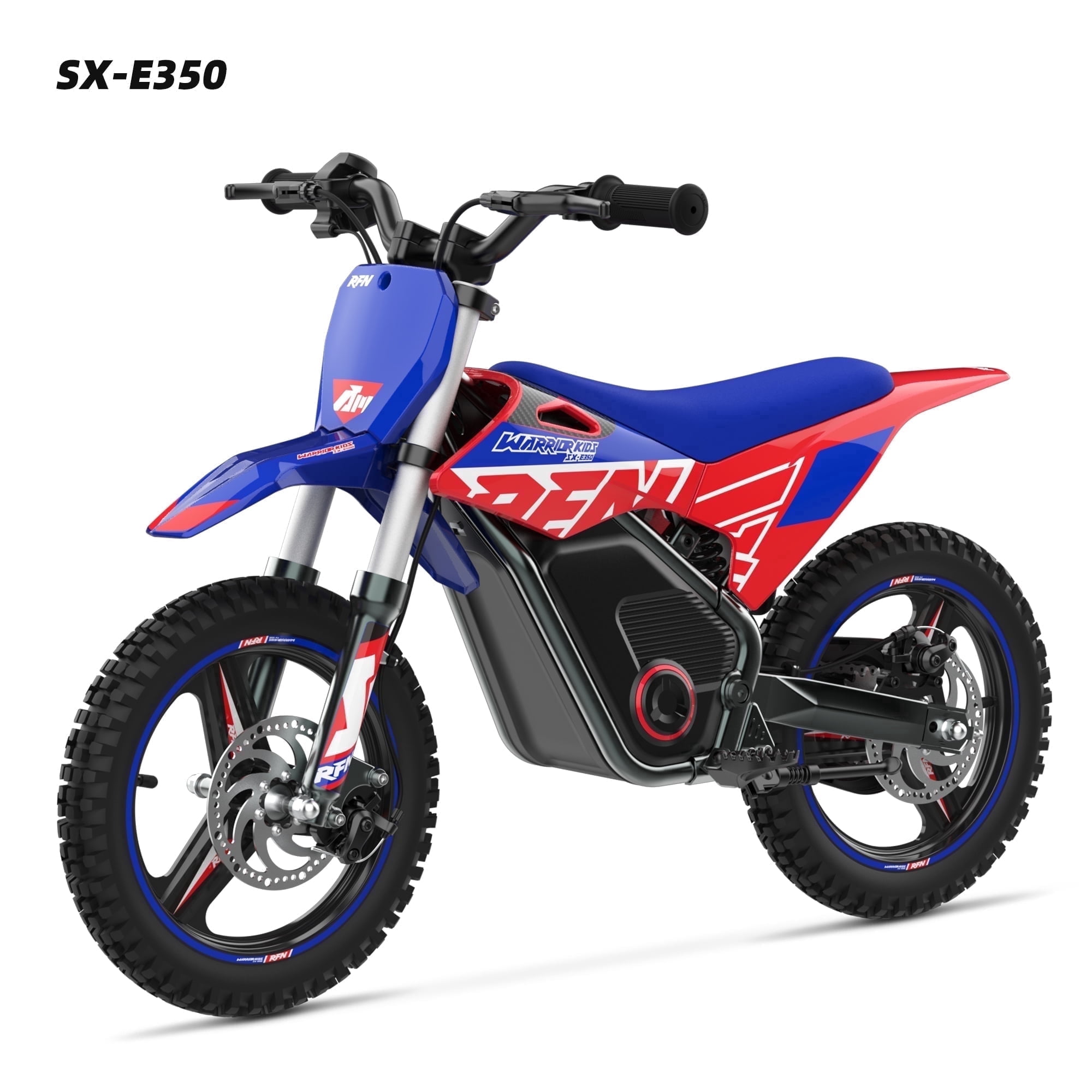 RFN E350 Electric Bike for Kids Max 500W, 3 Speed, 18.6 mph Speed, 11.2 Mile Range, Front Suspension, Mini Motorcycle For Kids Ages 3–8