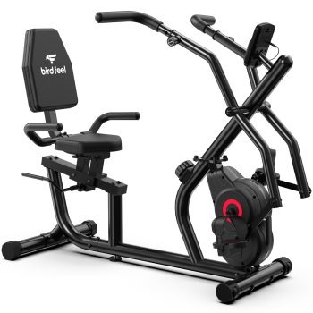 HASIMAN Exercise Bike Recumbent Exercise Bike for Home Seniors Adults 450 LBS Capacity Heavy Duty 8 Levels Magnetic Stationary Bike