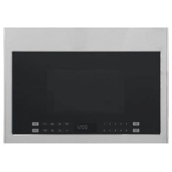 Haier HMV1472BHS 24 Over-the-Range Microwave with 1.4 cu. ft. Capacity 300 CFM Sensor Cooking Hidden Vent 10 Power Levels and 13.6 Turntable in Stainless