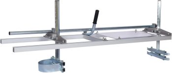 Rugerasy Adjustable Chainsaw Mill Steel,Portable And Aluminum Planking Milling Bar,Size 14 Inches To 48 Inches Sawmill For Homeowners,Silver